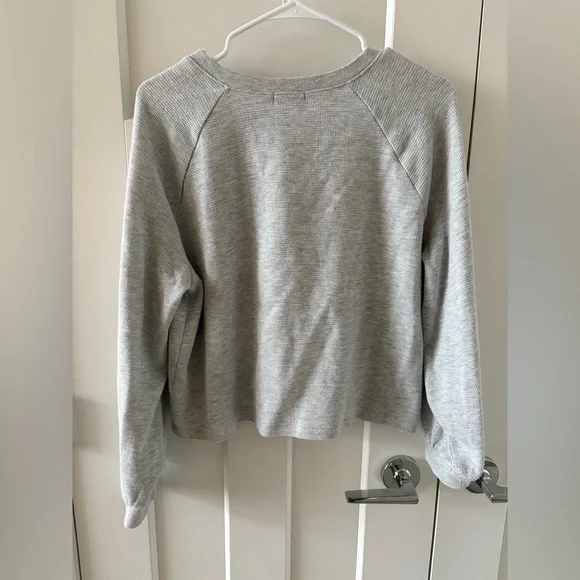 NWOT Dynamite Summit Waffle Henley Top - Picture 5 of 5